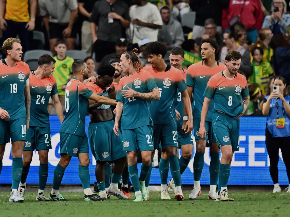 Nestory Irankunda Savours Free-Kick Goal Against Brazil for Australia