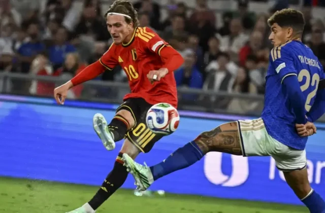 Belgium Beat Italy 2-0 in Mancini’s Azzurra Return