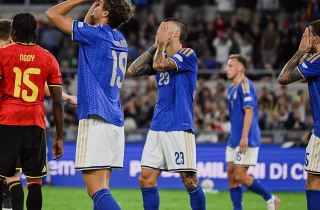 Belgium Beat Italy 2-0 as Rome Fans Whistle New Era