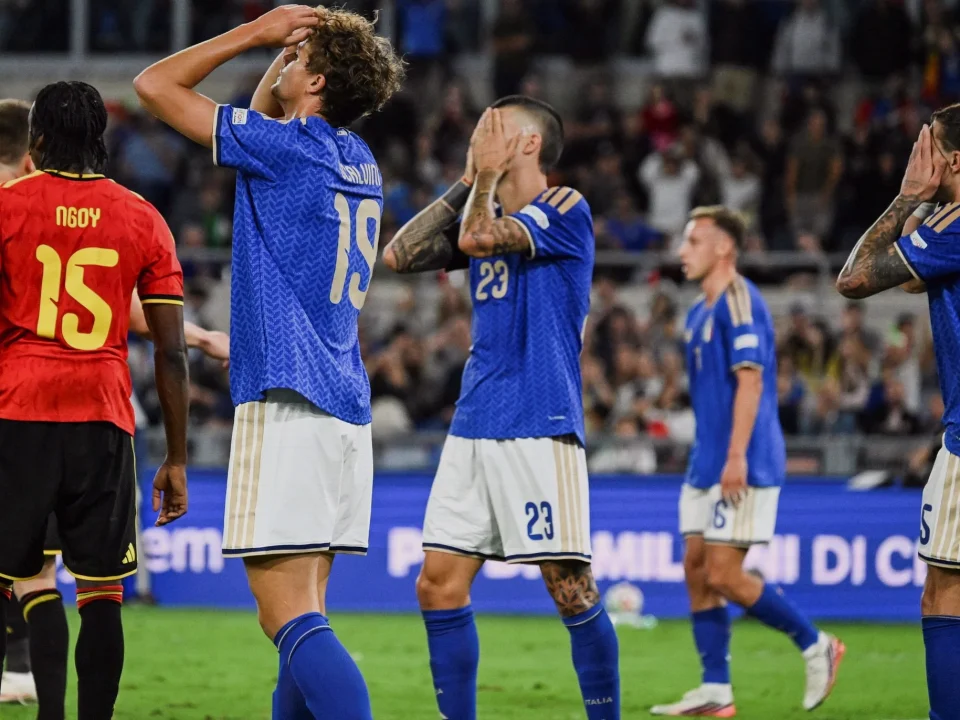 Belgium Beat Italy 2-0 as Rome Fans Whistle New Era