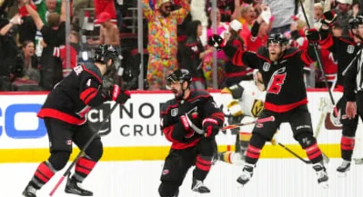 Seth Jarvis Lifts Hurricanes Over Vegas in OT to Tie Cup Final