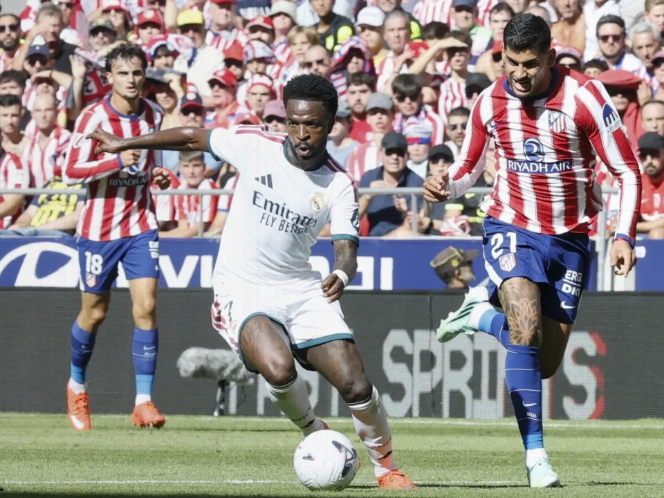 Vinícius Júnior Struggles as Atlético Beat Real Madrid in Derby