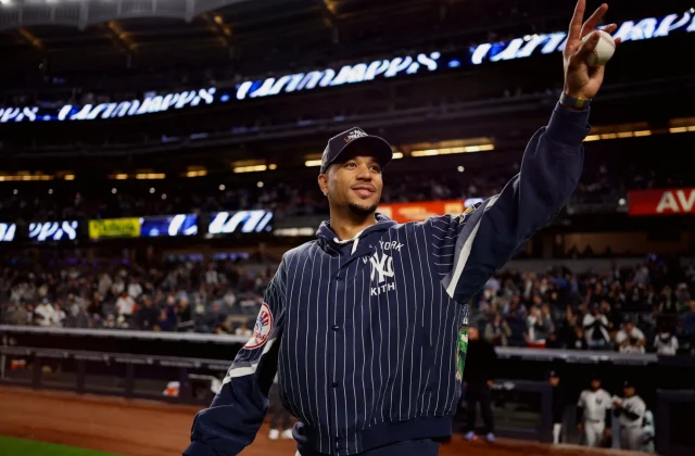 Knicks’ Josh Hart Honored With Bobblehead, First Pitch at Yankee Stadium