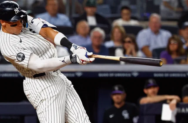 Aaron Judge Pushing to Return for Yankees’ Wild Card Series vs. Red Sox