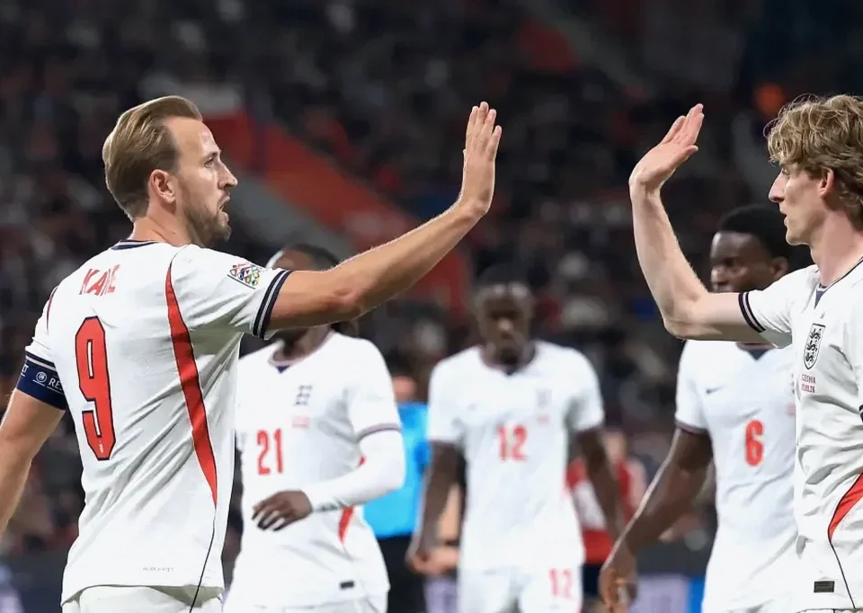 Harry Kane Hails Anthony Gordon After England Win in Czech Republic