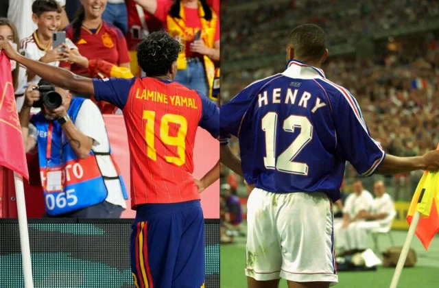 Lamine Yamal Recreates Thierry Henry Celebration After Spain Goal