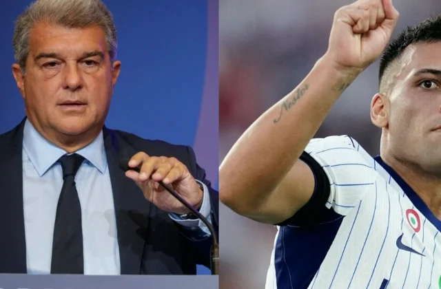 Laporta Reveals Barcelona Pursued Inter Captain Lautaro Martínez