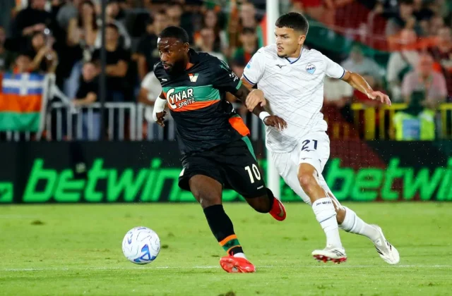 Lazio Beat Venezia to Join Roma and Inter at Serie A Summit