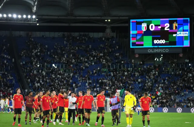 Belgium Beat Mancini’s Italy 2-0 in Nations League Opener