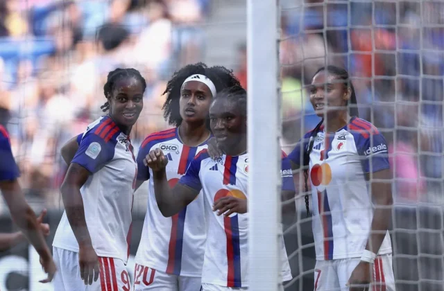 Katoto Hat-Trick Powers OL Lyonnes to 8-0 Rout of Servette