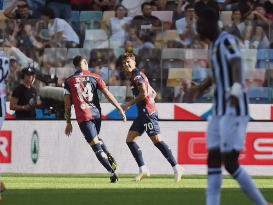 Daniel Maldini Fires Cagliari to Third Place with Udinese Winner