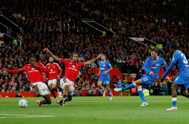 Brighton Stun Manchester United in League Cup Comeback