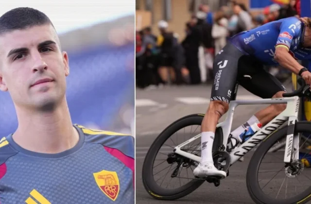Gianluca Mancini Reveals Roma-Coloured Bike Inspired by Van der Poel