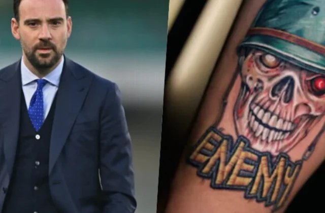 Napoli Director Giovanni Manna Unveils Bold Zombie Skull Tattoo