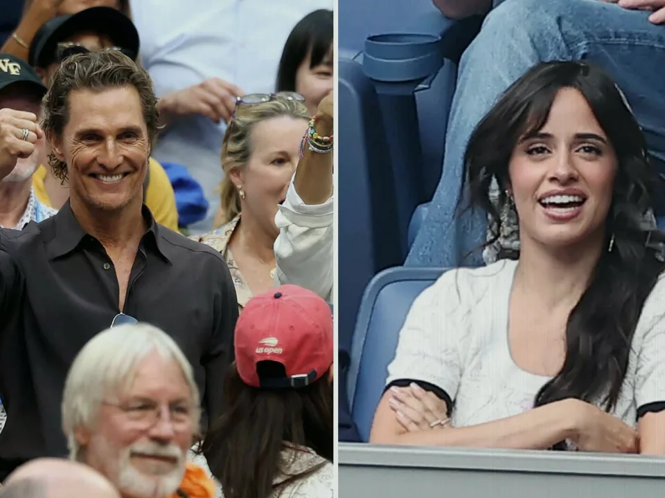 Matthew McConaughey, Camila Cabello and Brad Pitt Attend US Open