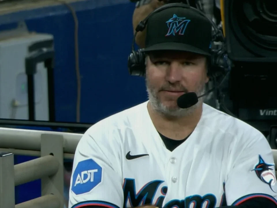 Clayton McCullough Surprised by His Children During Marlins Broadcast