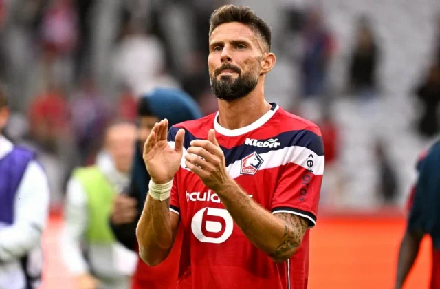 Olivier Giroud Nears 40 With Lille Still Relying on His Ligue 1 Impact