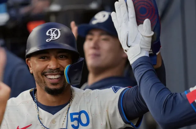 Mookie Betts Sparks Dodgers’ 10-4 Victory Over Giants