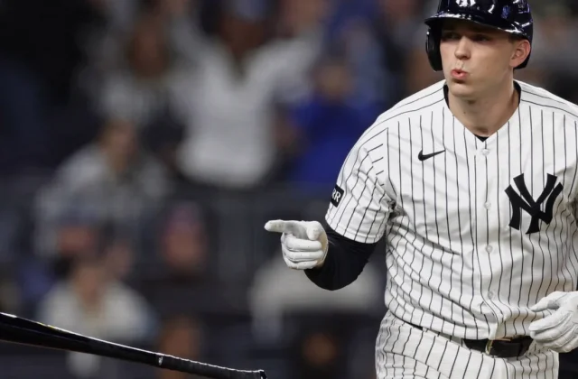 Ben Rice Ties AL Home Run Lead as Yankees Rout Rays