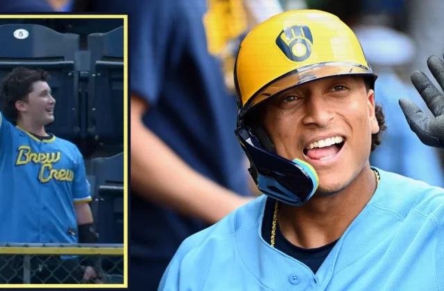 Young Brewers Fan Nearly Snags Bo Naylor’s First Milwaukee Homer