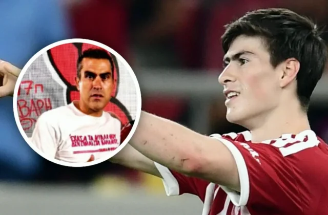Nery Castillo Watches Armando González’s Olympiacos Europa League Debut