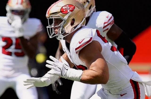 49ers’ Nick Bosa Out Multiple Weeks With Calf Injury