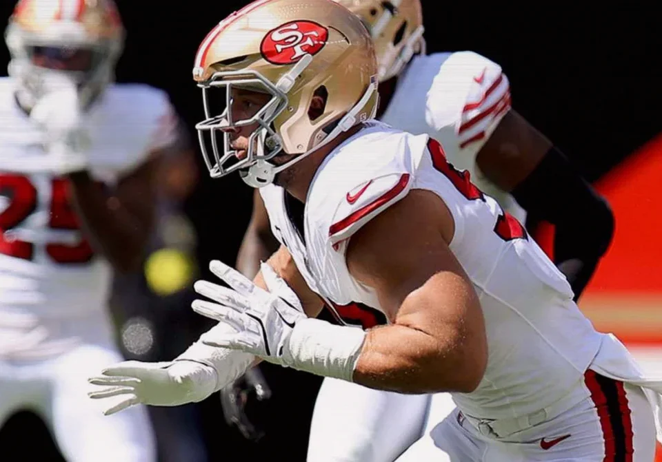 49ers’ Nick Bosa Out Multiple Weeks With Calf Injury