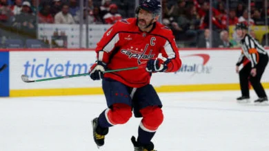 Capitals’ Alex Ovechkin Day to Day With Lower-Body Injury