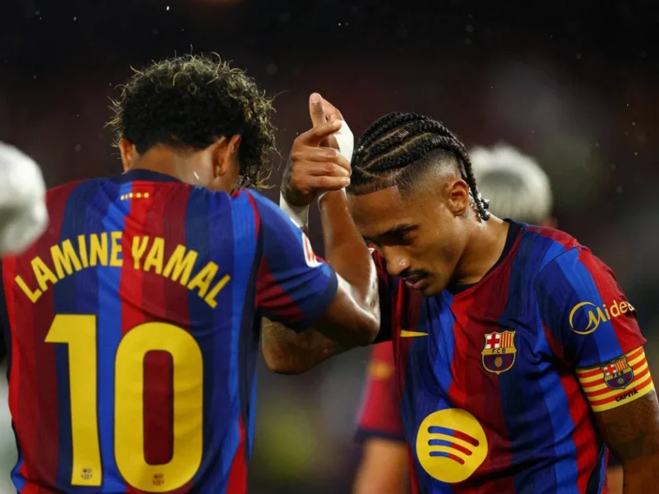 Raphinha Hat-Trick Powers Barcelona to Seven-Goal Rout of Racing Santander