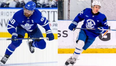Nylander, Tavares Welcome Top Pick Gavin McKenna to Maple Leafs Camp