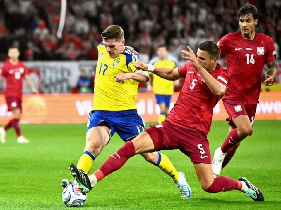 Sweden Beat Poland as Rennes’ Szymanski Scores in Nations League
