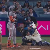 Drew Gilbert Hit by 32.6 mph Bouncing Pitch in Giants-Dodgers Game