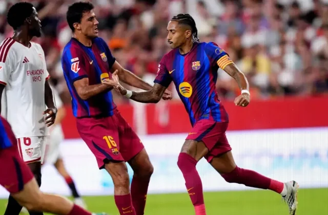 Raphinha Strikes Quickly as Barcelona Equalise Against Sevilla