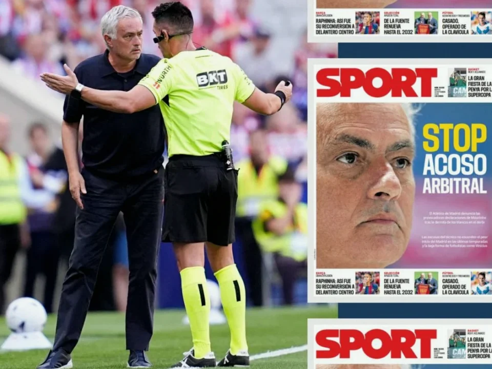 Mourinho Mocked by Catalan Press After Atlético Derby Defeat