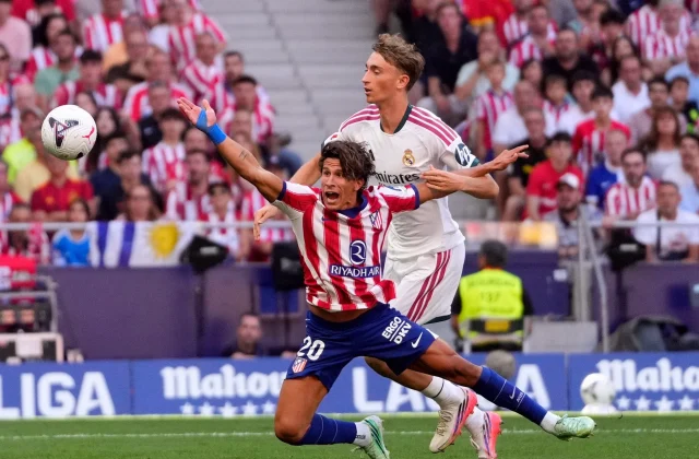 Giuliano Simeone Wins Penalty, Assist as Real Madrid See Red