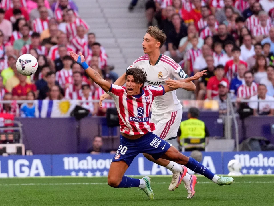 Giuliano Simeone Wins Penalty, Assist as Real Madrid See Red