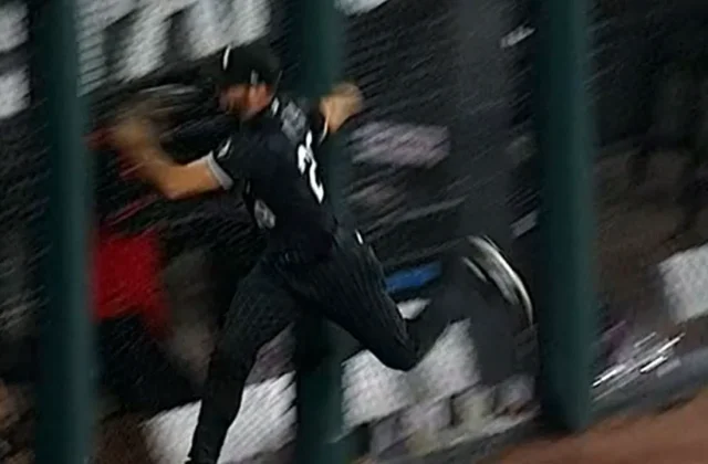White Sox Rookie Tristan Peters Exits After Wall Crash Against Tigers