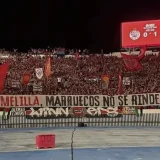 Wydad Fans Display Ceuta and Melilla Message at Mohamed V Stadium