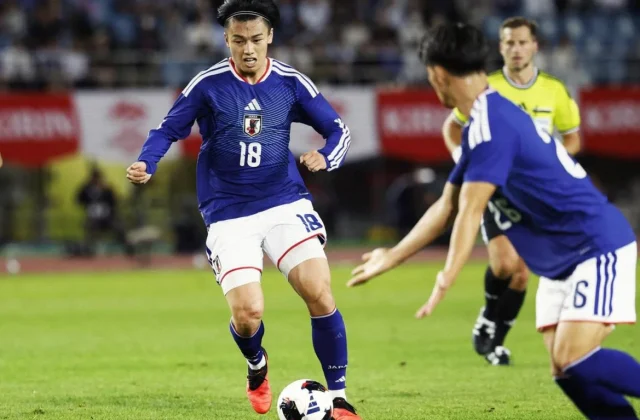 Lille’s Ayase Ueda Scores Twice as Japan Beat Venezuela Late
