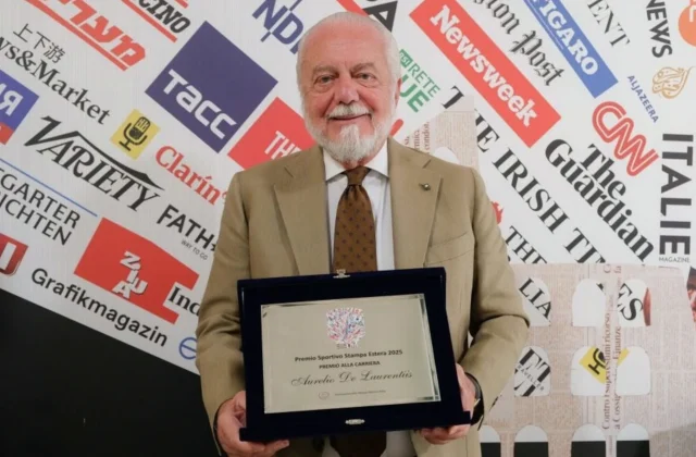 Aurelio De Laurentiis Receives International Press Award in Naples
