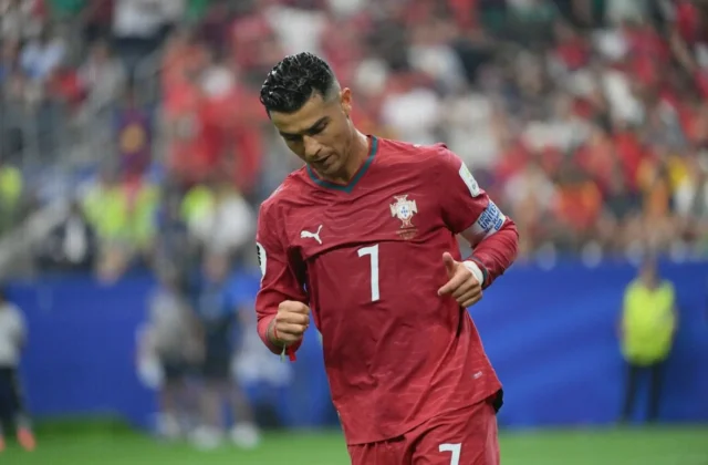 Cristiano Ronaldo Leaves Portugal Training Stadium Ahead of Denmark Clash