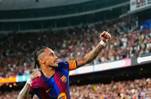 Raphinha Leads Barcelona’s Charge in European Golden Boot Race