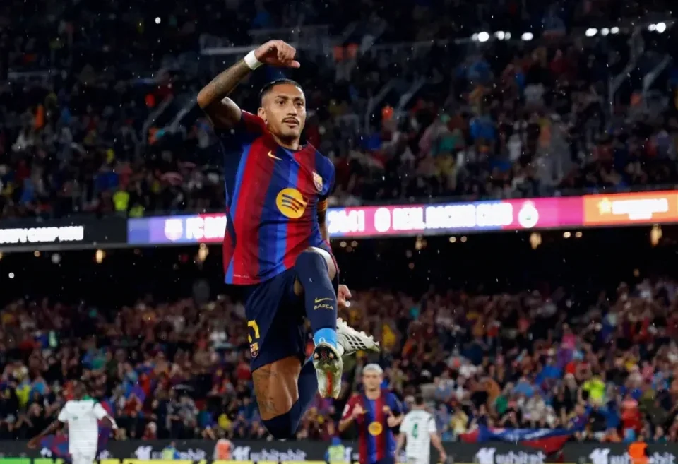 Raphinha Hat-Trick Sends Barcelona Star Top of LaLiga Scoring Chart