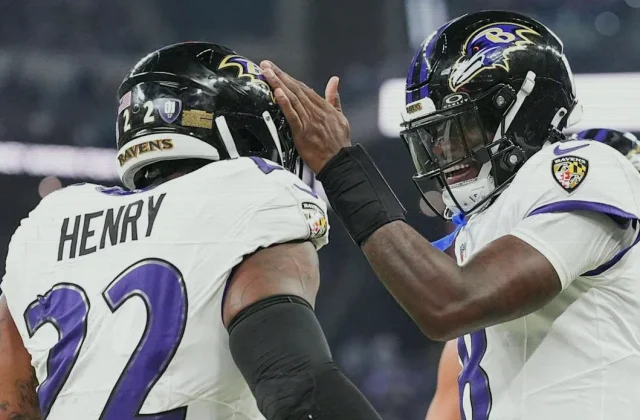 Derrick Henry Scores Three TDs as Ravens Beat Colts in Opener