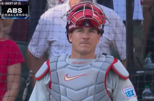 Realmuto’s ABS Challenge Seals Phillies’ Game 2 Win Over Braves