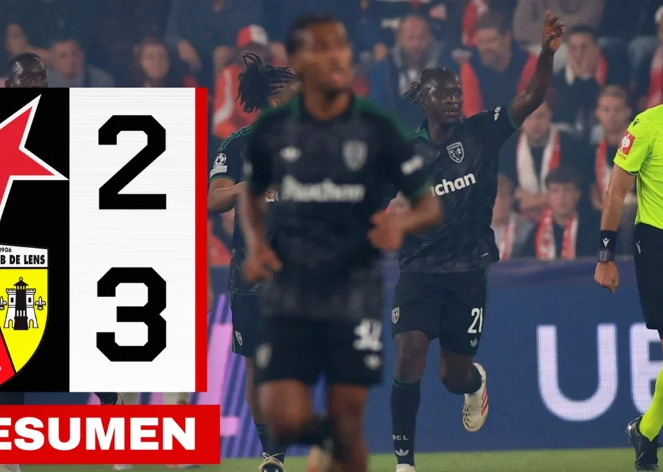 Lens Stun Slavia Prague with Dramatic Stoppage-Time Champions League Comeback