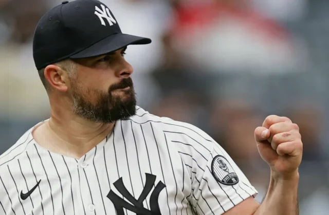 Carlos Rodón Blanks Rays for 8 as Yankees Take Doubleheader Opener