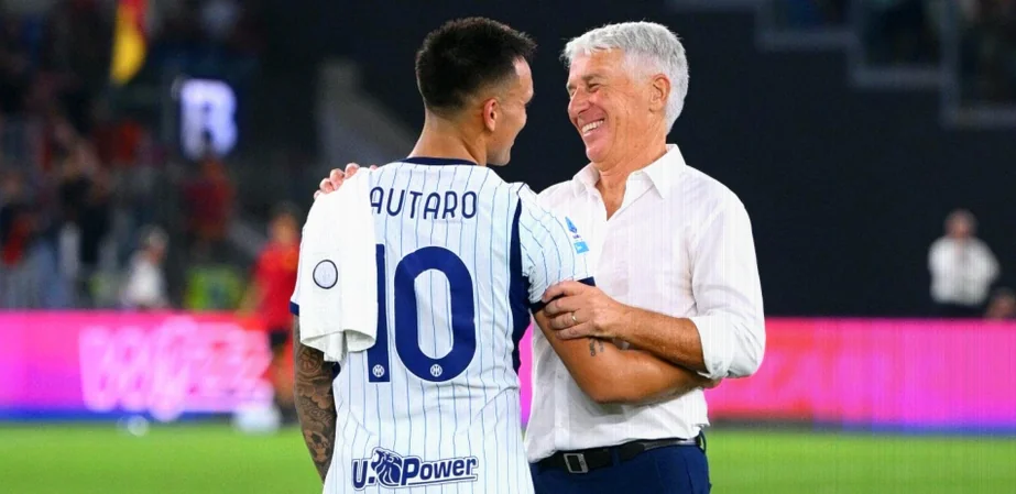 Gasperini and Lautaro Share Words After Roma-Inter Draw