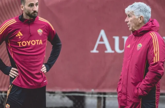 Roma Trio Wesley, Malen and Cristante Stay at Trigoria During Break