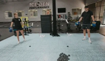 Caroline Harvey Hosts NHL Hockey Academy Season 2 With NHL Stars